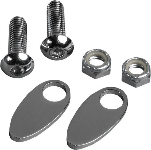 Cycle Visions Chrome Rear Turn Signal Cover Plates (CV-4813)