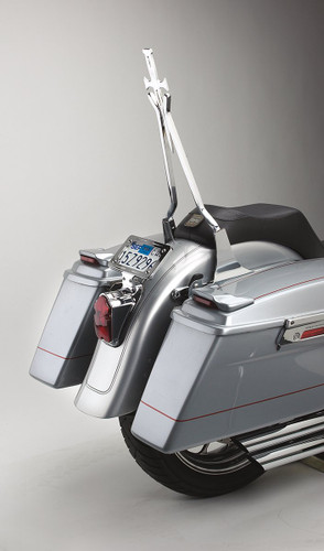 Cycle Visions 18" Chome Daggertude Styled Wide Sissy Bar Sticks (CV-8010)