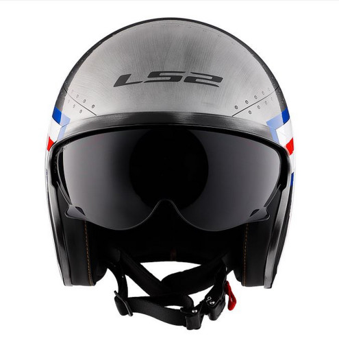LS2 Spitfire Bomb Rider Open Face Motorcycle Helmet
