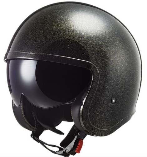 LS2 Spitfire Disco Open Face Motorcycle Helmet
