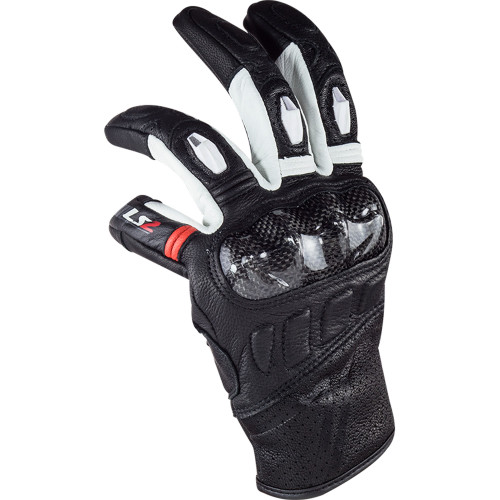LS2 Spark Mens Leather Motorcycle Gloves