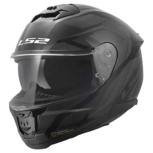 LS2 Stream II Fury Motorcycle Helmet