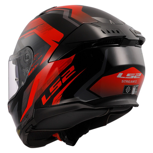 LS2 Stream II Fury Motorcycle Helmet