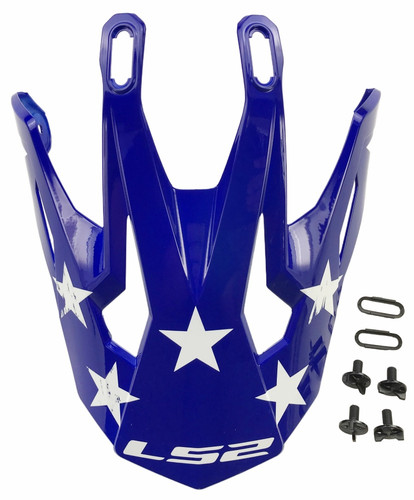 LS2 Gate II Battle Scar Helmet Visor/Peak