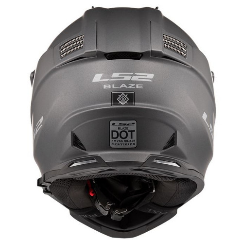 LS2 Blaze Solid Dual Sport Helmet