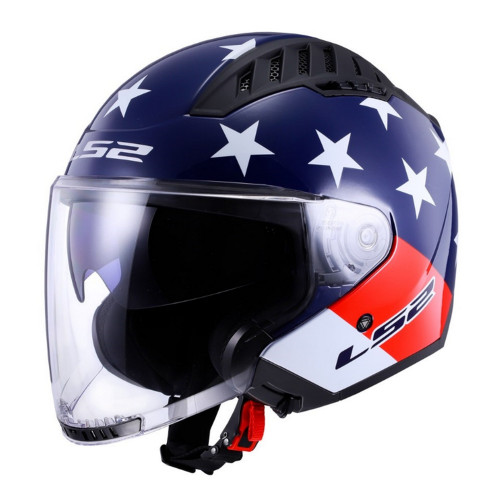 LS2 Copter American Open Face Motorcycle Helmet