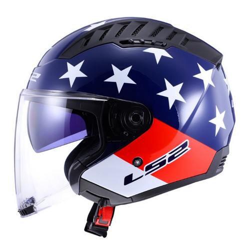 LS2 Copter American Open Face Motorcycle Helmet