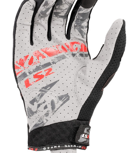 LS2 Chaki Mens Textile Motorcycle Gloves