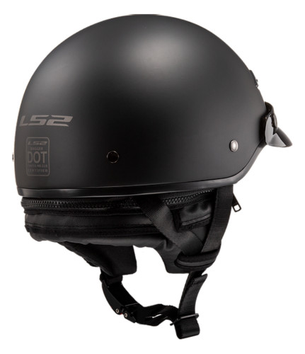 LS2 Bagger HH568 Solid Motorcycle Half Helmet