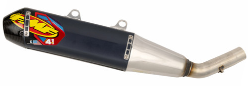 FMF Factory 4.1 RCT Slip-On Muffler| Stainless -Carbon Tip | TF250E/C/X (045694)