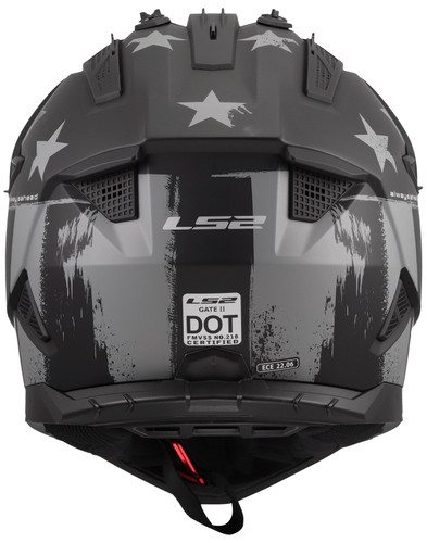 LS2 Gate II Battle Scar Youth MX Offroad Helmet