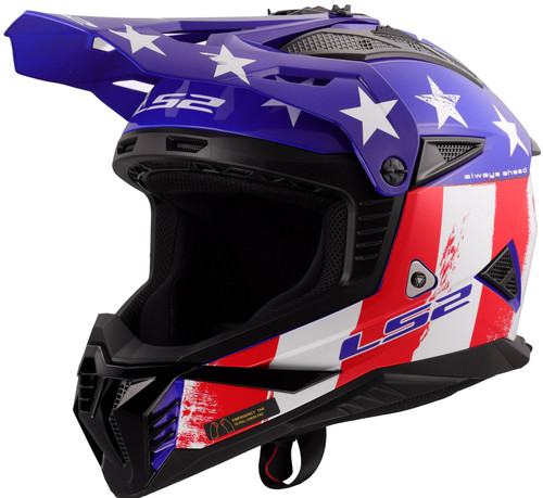 LS2 Gate II Battle Scar Youth MX Offroad Helmet