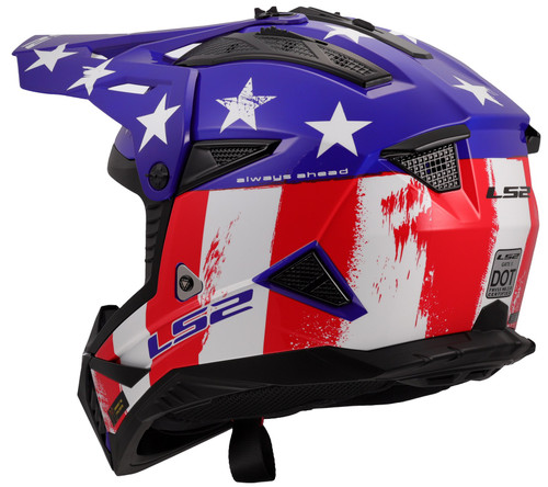 LS2 Gate II Battle Scar Youth MX Offroad Helmet