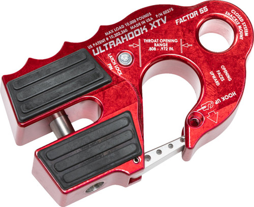 Factor 55 UltraHook XTV Red Winch Hook (00275-01)