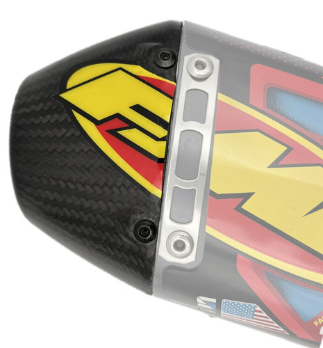 FMF Factory 4.1 RCT Carbon Fiber External End Cap Kit | New Style (040693)