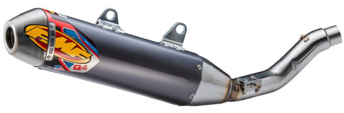 FMF Q4 Hex Spark Arrestor Slip-On Exhaust Muffler CRF250R/RX 2025-2026 (041617)