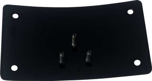 DK Custom Curved License Plate Laydown Fender Mount (DK-LPR-LP-LD)