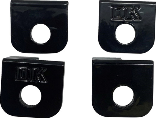 DK Custom Black Footpeg Adapters (DK-M8-SFT-FPA)