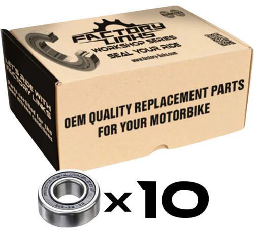 Factory Links 6906 2RS Double Seal Wheel Bearings (10 Pack) (WBE-J-042)