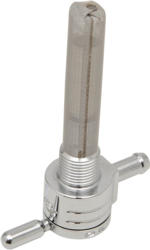 Golan 3/8" NPT Chrome Straight Petcock (75-516S-CS)