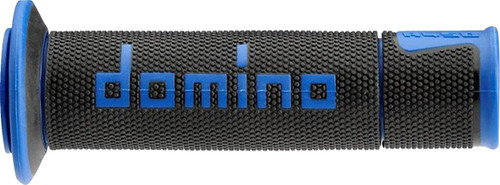 Domino A450 Handlebar Grips | Black/Blue | Twist Throttle (A45041C4840B7-0)