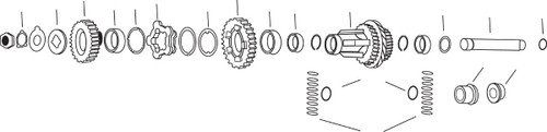 Eastern 1st/2nd Gear Countershaft Bushing (A-35791-36)