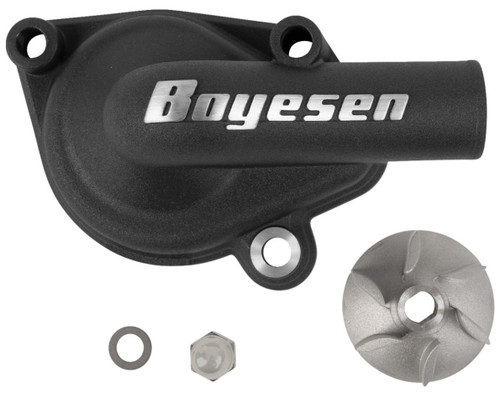 Boyesen Supercooler Water Pump Cover & Impeller Kit - Black (WPK-42B)