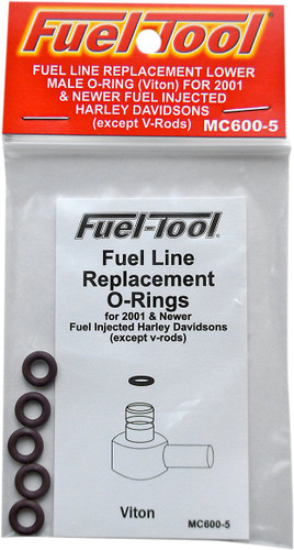 Fuel Tool Fuel Line O-Rings (5 Pack) (MC600-5)