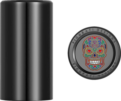 Figurati Sugar Skull Long Thin Black Docking Cover (FD30-DC-25-45-BLK)
