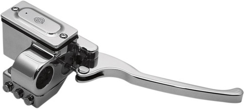 GMA Polished Brake Lever Master Cylinder Assembly w/Switch Kit (GMA-HB-5-P)