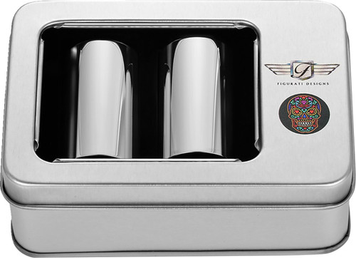 Figurati Sugar Skull Long Thin Polished Docking Cover (FD30-DC-25-45-SS)