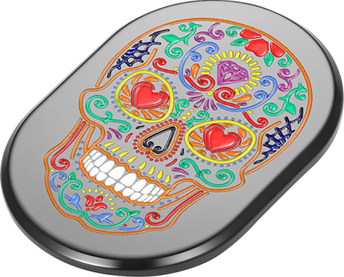 Figurati Sugar Skull Left Black Antenna Cover (FD30-AC-BLK-LT)