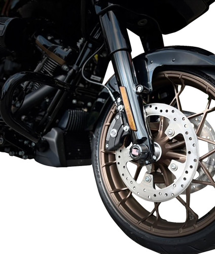 Figurati Front Axle Nut Covers | Black | American Flag (FD21R-FAC-BLK)