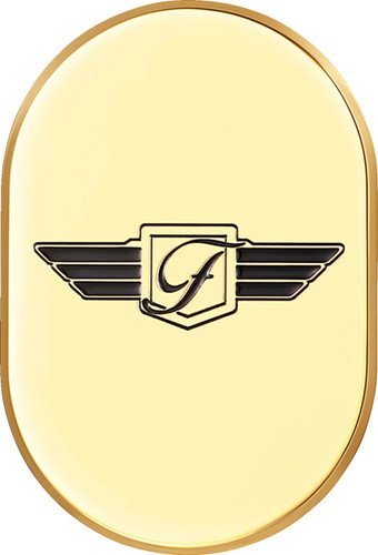 Figurati Logo Right Gold Antenna Cover (FD-01-AC-GLD-RT)