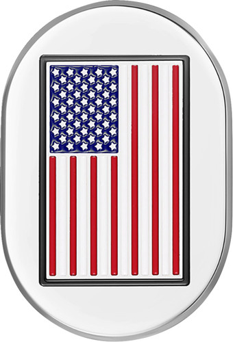 Figurati American Flag Left Polished Antenna Cover (FD20-AC-SS-LT)