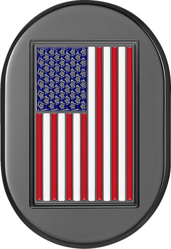 Figurati Left Antenna Cover | Black | American Flag (FD21-AC-BLK-LT)
