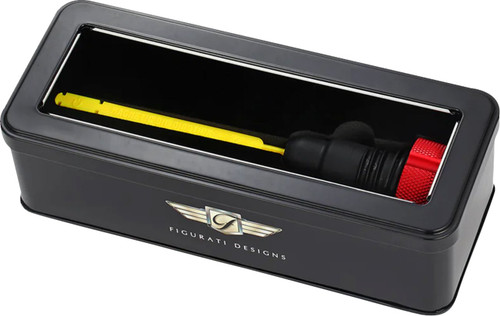Figurati Performance Engine Oil Dipstick | Magnetic | Knurled Red (FDP01-TCKN-R)