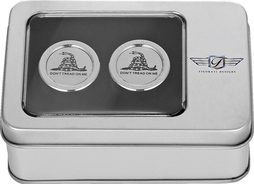 Figurati Don't Tread On Me Short Fat Polished Docking Cover (FD40-DC-2730-SS)