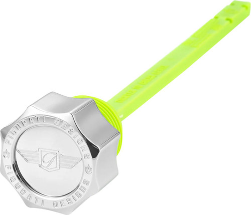 Figurati Curved Silver Magnetic Oil Dipstick (FD01-MAGDSPP-SM-SS)