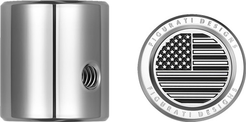 Figurati Contrast American Flag Polished Shifter Spline Cover (FD26-HTSC-SS)