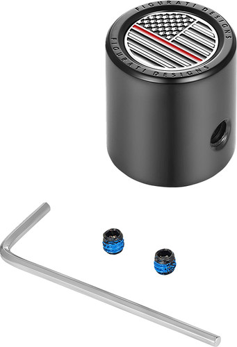 Figurati Thin Red Line Flag Black Shifter Spline Cover (FD75-HTSC-BLK)