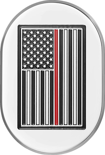 Figurati Thin Red Line Flag Right Polished Antenna Cover (FD75-AC-SS-RT)