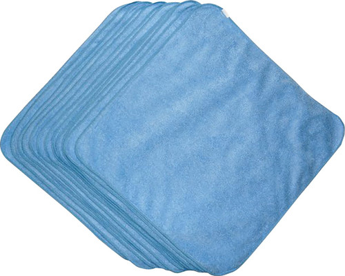 Hardline Blue Microfiber Towels (24 Pack) (MB16300)