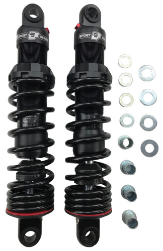 Progressive 494 Series 12" Black Rear Shocks - Heavy Duty Spring (494-1006)