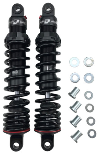Progressive 494 Series 13" Black Rear Shocks - Standard Spring (494-1007)