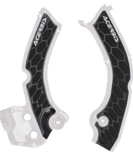 Acerbis X-Grip White/Black Frame Protectors (2986701035)