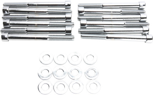 Gardner-Westcott Chrome Motor Case Bolt Kit (P-48-29)