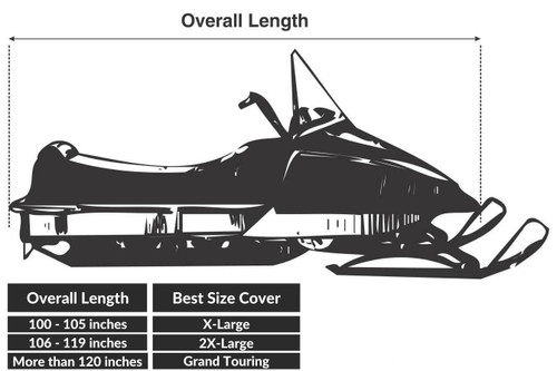 Gears Grand Touring/3X Universal Snowmobile Trailerable Cover (300188-1-GT)
