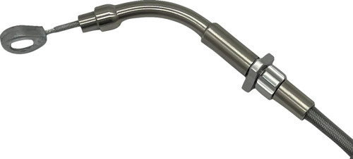 Fat Baggers EZ Install Stainless Braided Upper Clutch Cable +2" Length (118002)
