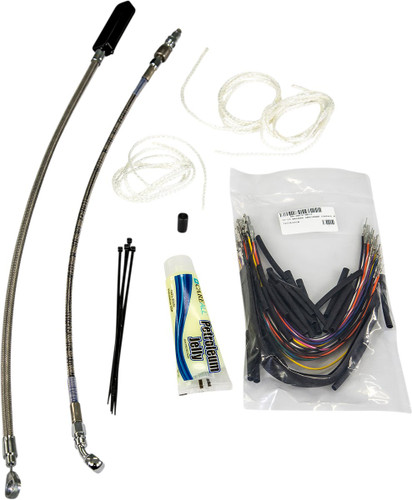 Fat Baggers Chrome Cable Clutch EZ Install Kit for 16" Handlebars (109116)
